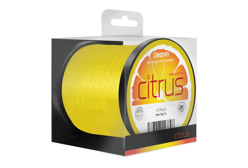 Delphin CITRUS / žltý - 0,35mm 19lbs 1100m Delphin CITRUS / žltý - 0,35mm 19lbs 1100m