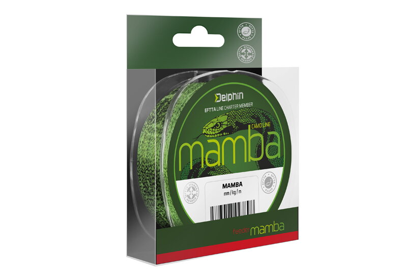Vlasec Delphin MAMBA Feeder / kamufláž | 0,16mm 5,5lbs 200m Vlasec Delphin MAMBA Feeder / kamufláž | 0,16mm 5,5lbs 200m