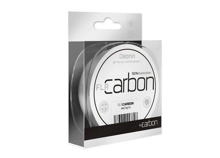 Delphin FLR CARBON - 100% fluorokarbón transp. 20m - 0,35mm 17lbs