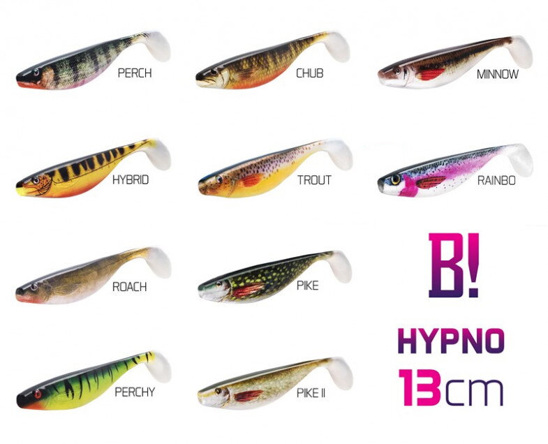 Delphin Umelá nástraha BOMB! HYPNO / 3ks - 9cm/3D PIKE