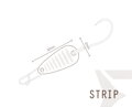 Plandavka Delphin STRIP - 5g PERCH hook #10