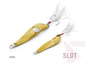 Plandavka Delphin SLOT - 15g BLACK NICKEL hook #4