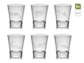 Set sklenených pohárikov Delphin SHOTY 6v1 - 6x55ml