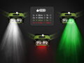 Čelová lampa Delphin COMPACT - 3W/120lm/1200mAh