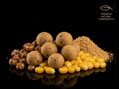 Boilies Delphin BreaX / NutCAKE - Tigrí orech-Scopex-Sladká kukurica/16mm/300g