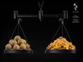 Vyvážené boilies Delphin BreaX/NutCAKE - Tigrí orech-Scopex-Kukurica/24mm/100g