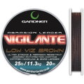 Pletená šnúra Gardner Vigilante brown 20m