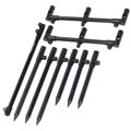 Giants Fishing Stojan Black Rod Pod 3 Rods