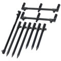 Giants Fishing Stojan Black Rod Pod 3 Rods