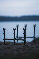 Giants Fishing Stojan Black Rod Pod 3 Rods