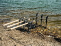 Giants Fishing Stojan Black Rod Pod 3 Rods
