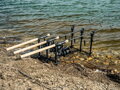 Giants Fishing Stojan Black Rod Pod 3 Rods