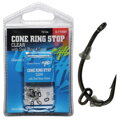 Giants Fishing Gumová zarážka s krúžkom Cone Ring Stop Clear with Oval Ring 4,5mm