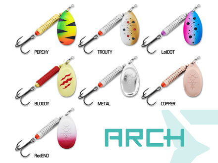 Rotačka Delphin ARCH - 10g/Veľ.3/TROUTY