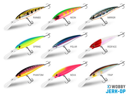 Wobler Delphin WOBBY JERK-DP - 12,5g/9cm/Susp./PHANTOM