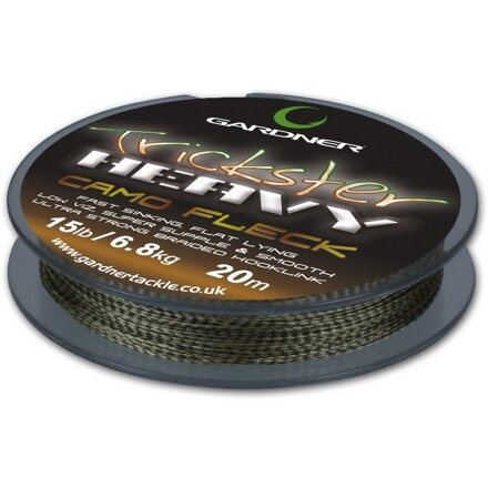 Pletená šnúra nadväzcová  Gardner Trickster Heavy 20m/20lb