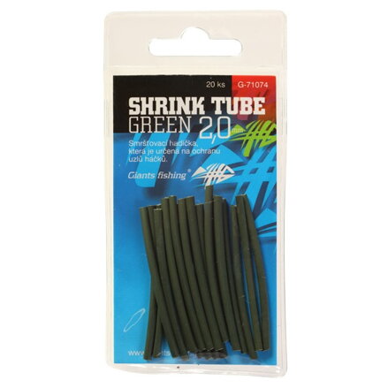 Giants Fishing Zmršťovacia hadička zelená Shrink Tube Green 2,0mm,20ks