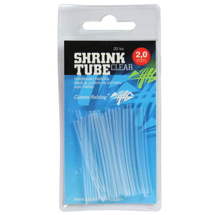 Giants Fishing Zmršťovacie hadičky číre Shrink Tube Clear