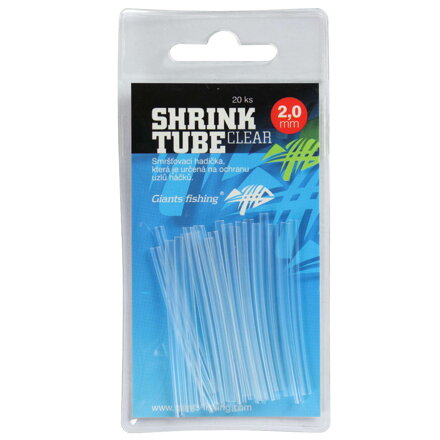 Giants Fishing Zmršťovacie hadičky číre Shrink Tube Clear