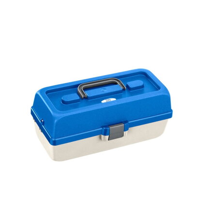 Plastica Panaro rybársky kufrík 118/ 2-poschodový bielo-modrý