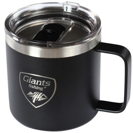 Giants Fishing Nerezový thermo hrnček Black Stainless 400ml