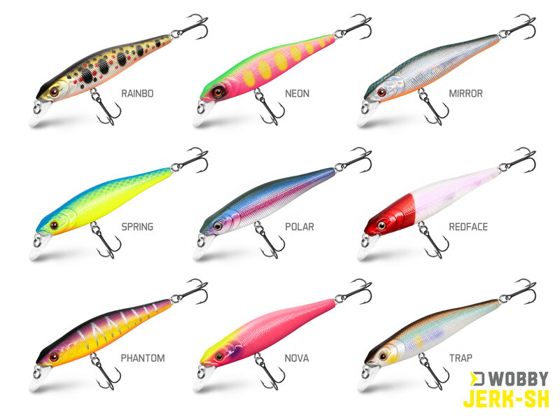 Wobler Delphin WOBBY JERK-SH - 6,5g/8cm/Susp./PHANTOM