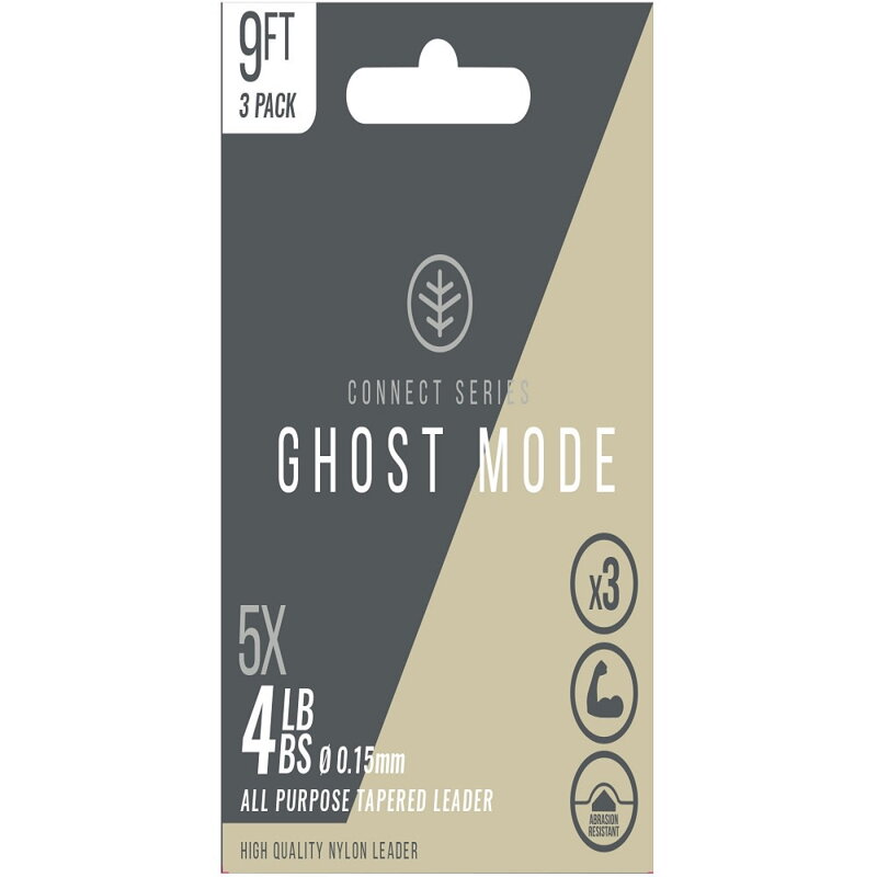 Wychwood Zužovaný nadväzec Ghost Mode Tapers 3X 9ft 4lb