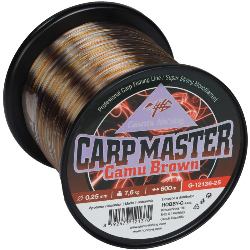 Vlasec Giants Fishing Carp Master Camu Brown 600m Vlasec Giants Fishing Carp Master Camu Brown 600m