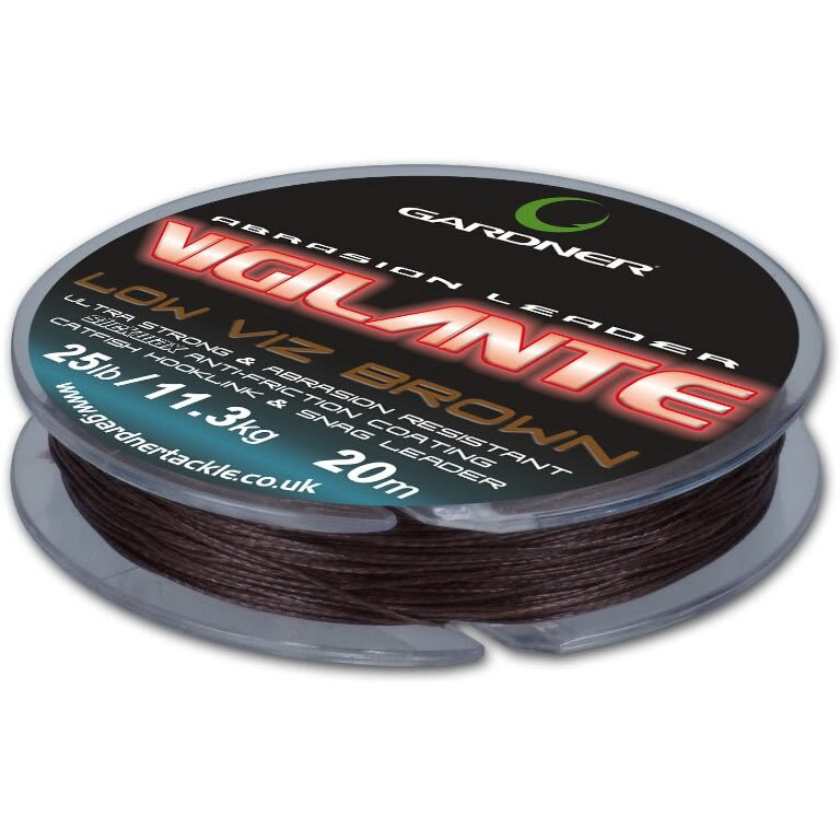 Pletená šnúra Gardner Vigilante brown 20m Pletená šnúra Gardner Vigilante brown 20m