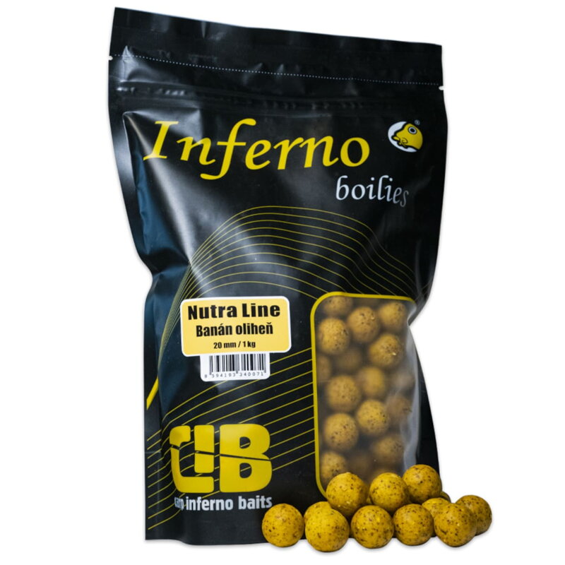 Carp Inferno Boilies Nutra Line - Banán/Oliheň Carp Inferno Boilies Nutra Line - Banán/Oliheň